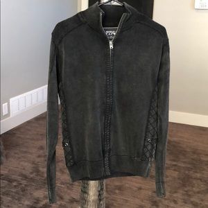 Buckle Black full zip Men’s sweater